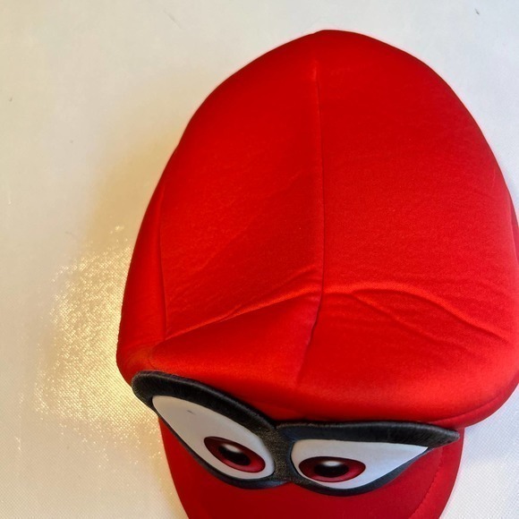 Cappy Hat Super Mario Odyssey Nintendo Red Costume Cosplay Cap Authentic - Picture 2 of 5